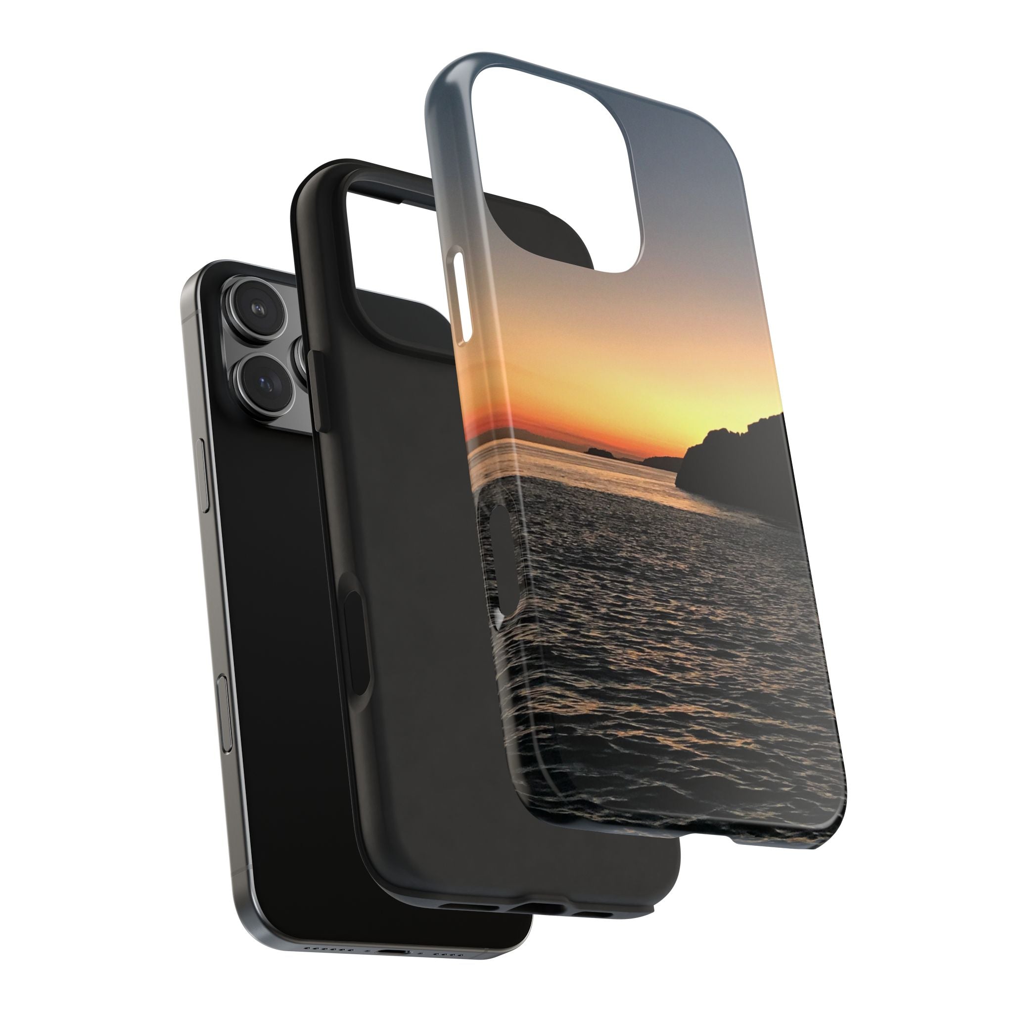 Sunset Ocean Tough Phone Case - Durable Protection for Adventurers