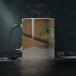 Charming Green Frog Magic Mug - Unique Color-Changing Coffee Cup