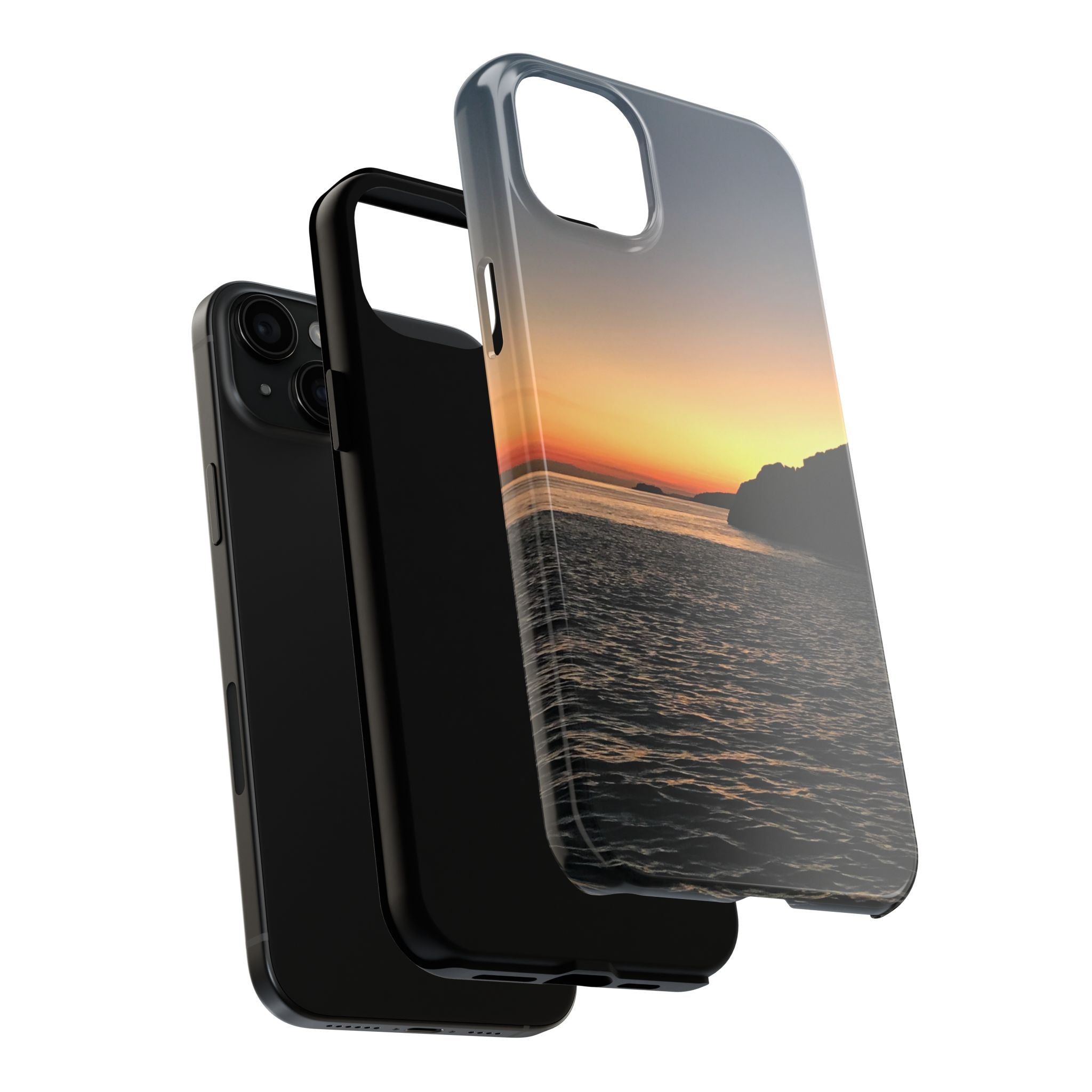 Sunset Ocean Tough Phone Case - Durable Protection for Adventurers