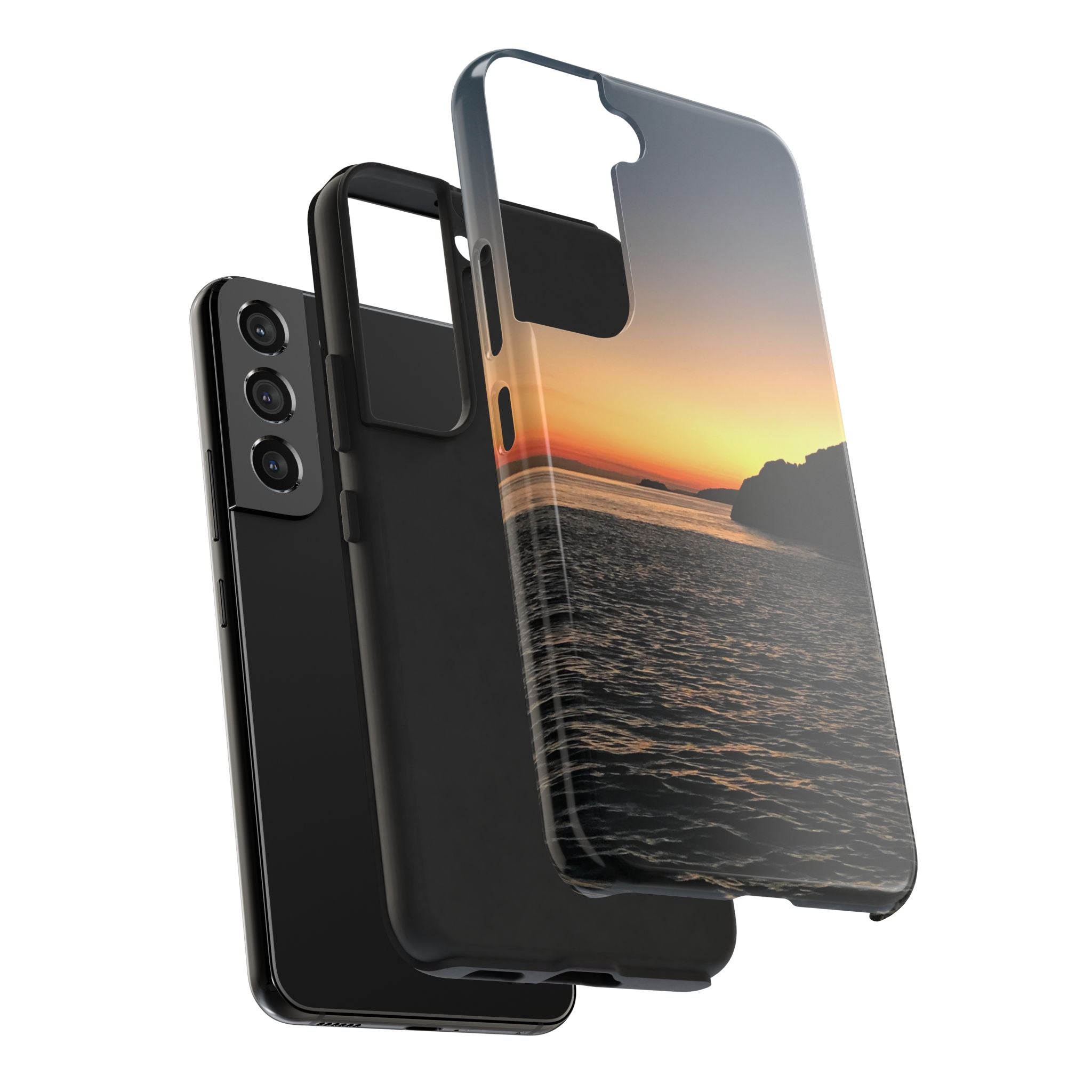 Sunset Ocean Tough Phone Case - Durable Protection for Adventurers