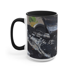 Cozy Campfire Accent Mug - Perfect for Campers & Nature Lovers