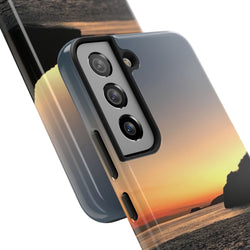 Sunset Ocean Tough Phone Case - Durable Protection for Adventurers