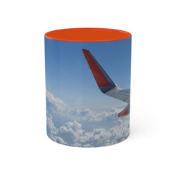 Aviation-Inspired Colorful Mug - 11oz Travel Coffee Cup