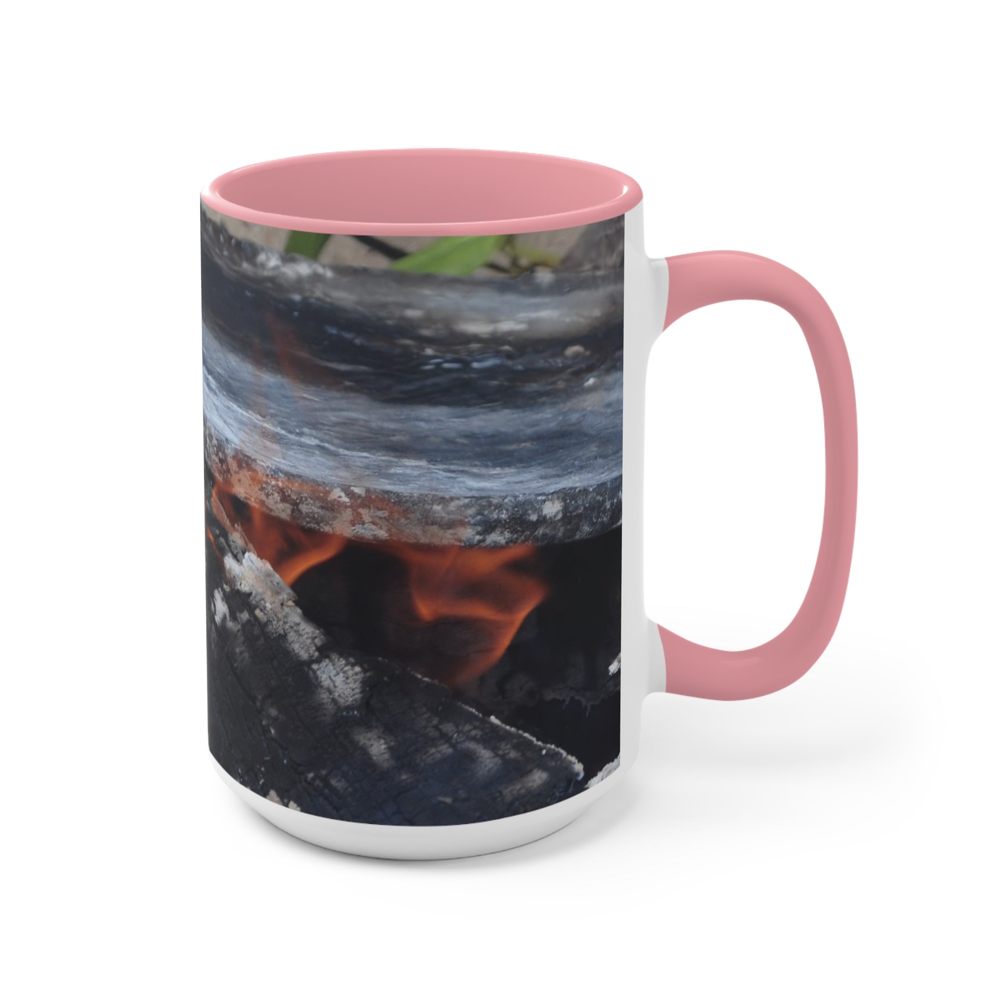 Cozy Campfire Accent Mug - Perfect for Campers & Nature Lovers