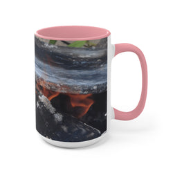 Cozy Campfire Accent Mug - Perfect for Campers & Nature Lovers