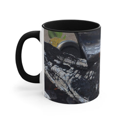 Cozy Campfire Accent Mug - Perfect for Campers & Nature Lovers