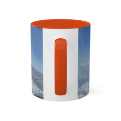 Aviation-Inspired Colorful Mug - 11oz Travel Coffee Cup