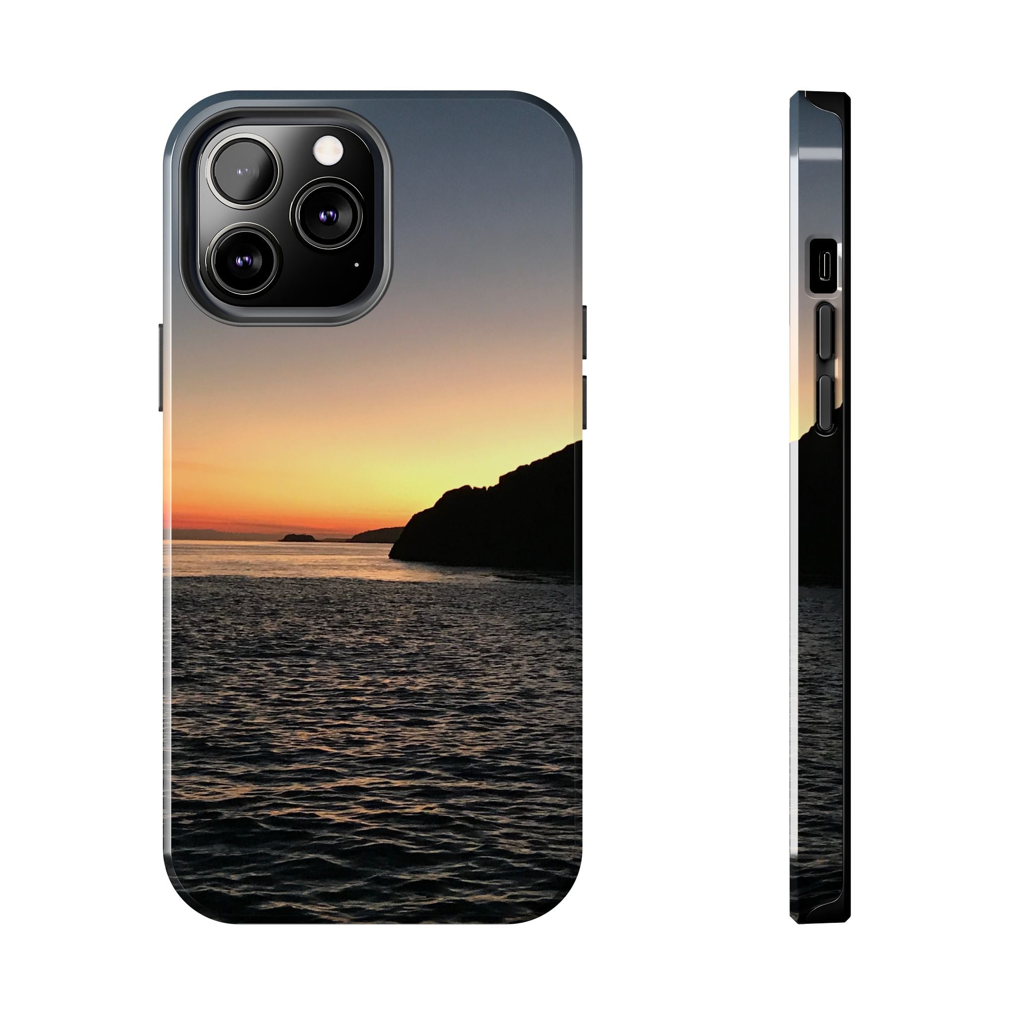 Sunset Ocean Tough Phone Case - Durable Protection for Adventurers