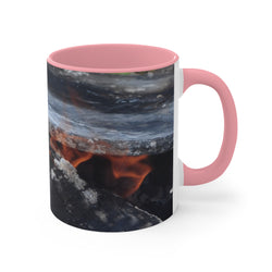 Cozy Campfire Accent Mug - Perfect for Campers & Nature Lovers