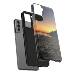 Sunset Ocean Tough Phone Case - Durable Protection for Adventurers