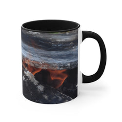 Cozy Campfire Accent Mug - Perfect for Campers & Nature Lovers