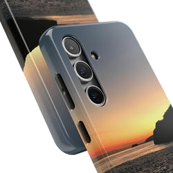 Sunset Ocean Tough Phone Case - Durable Protection for Adventurers