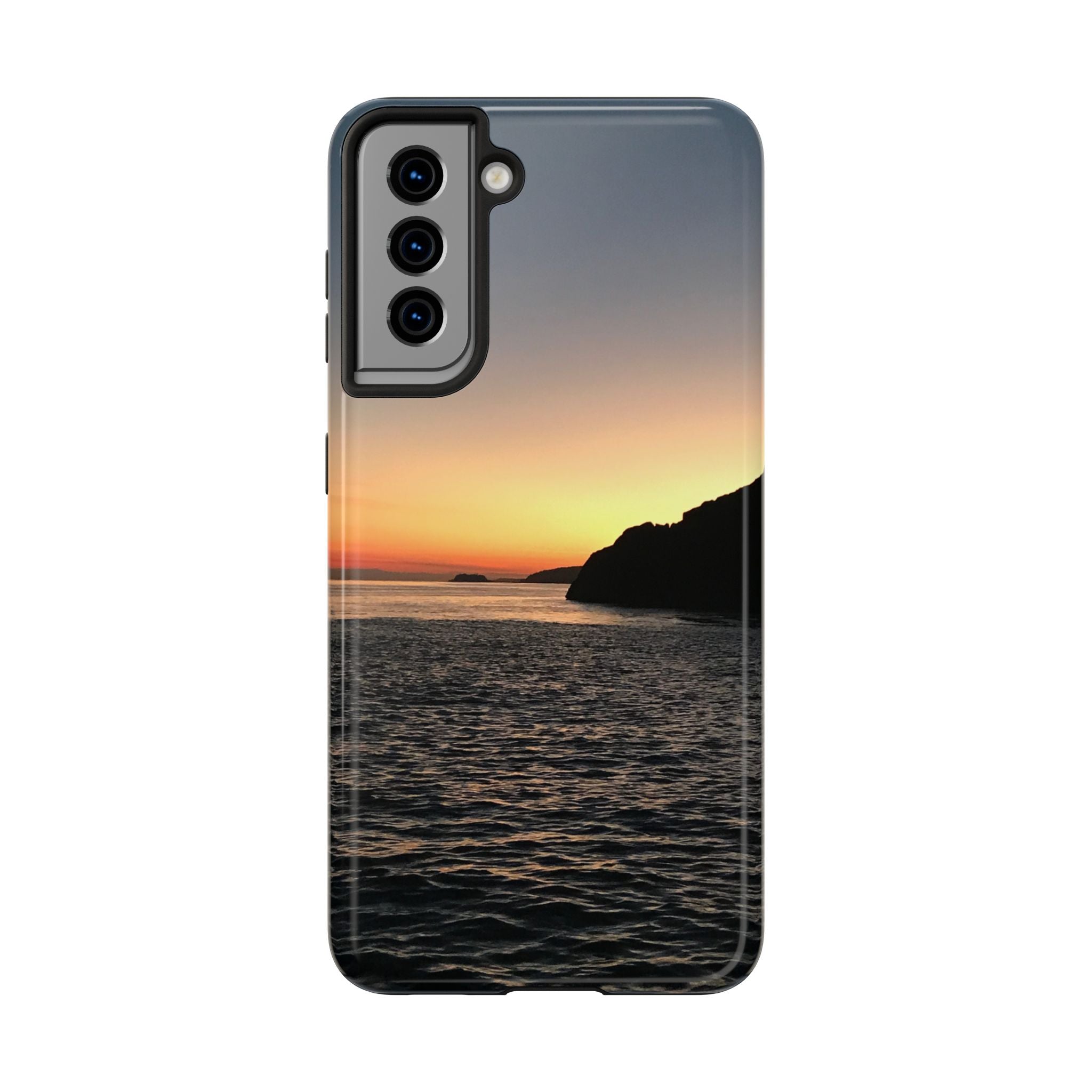 Sunset Ocean Tough Phone Case - Durable Protection for Adventurers