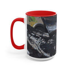 Cozy Campfire Accent Mug - Perfect for Campers & Nature Lovers