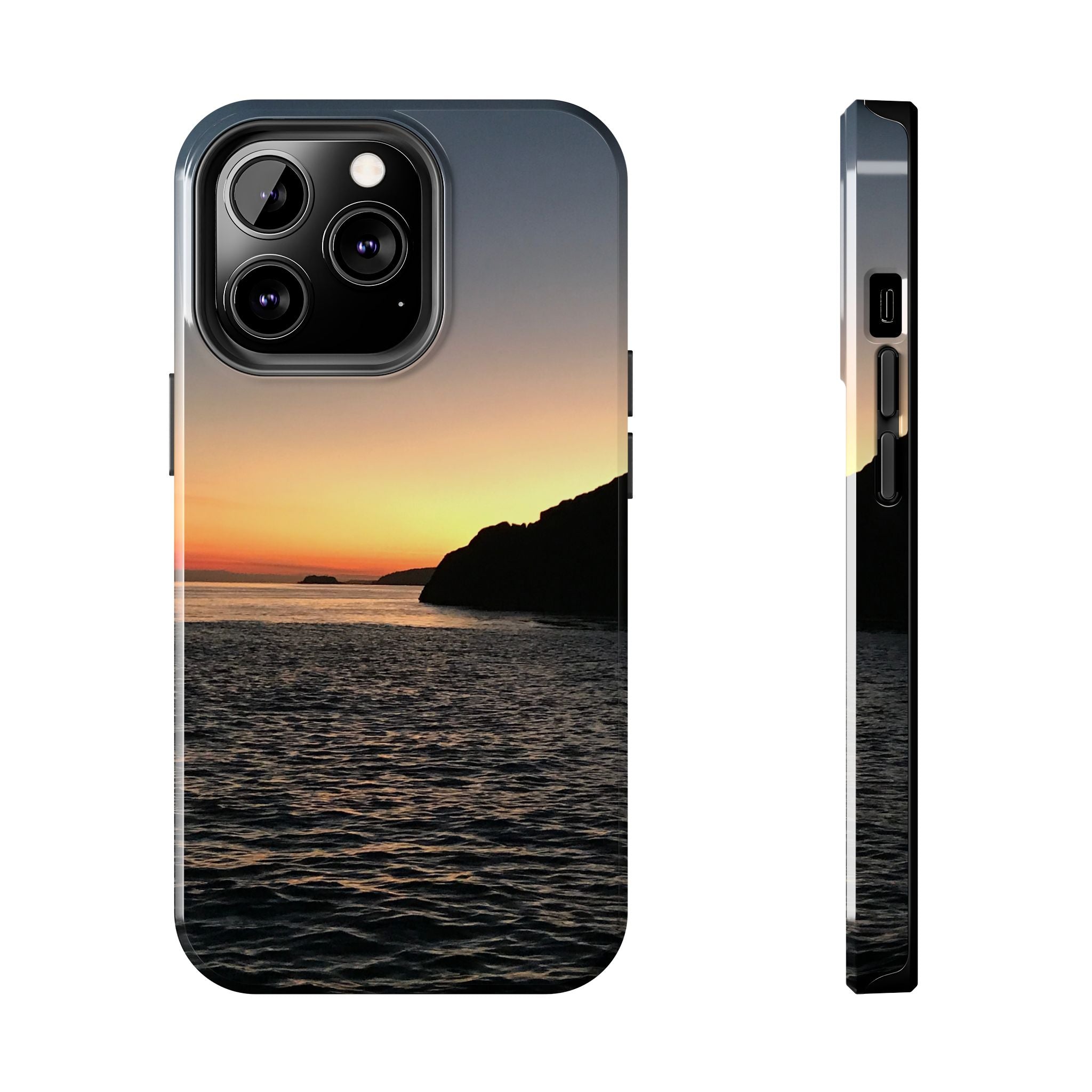 Sunset Ocean Tough Phone Case - Durable Protection for Adventurers