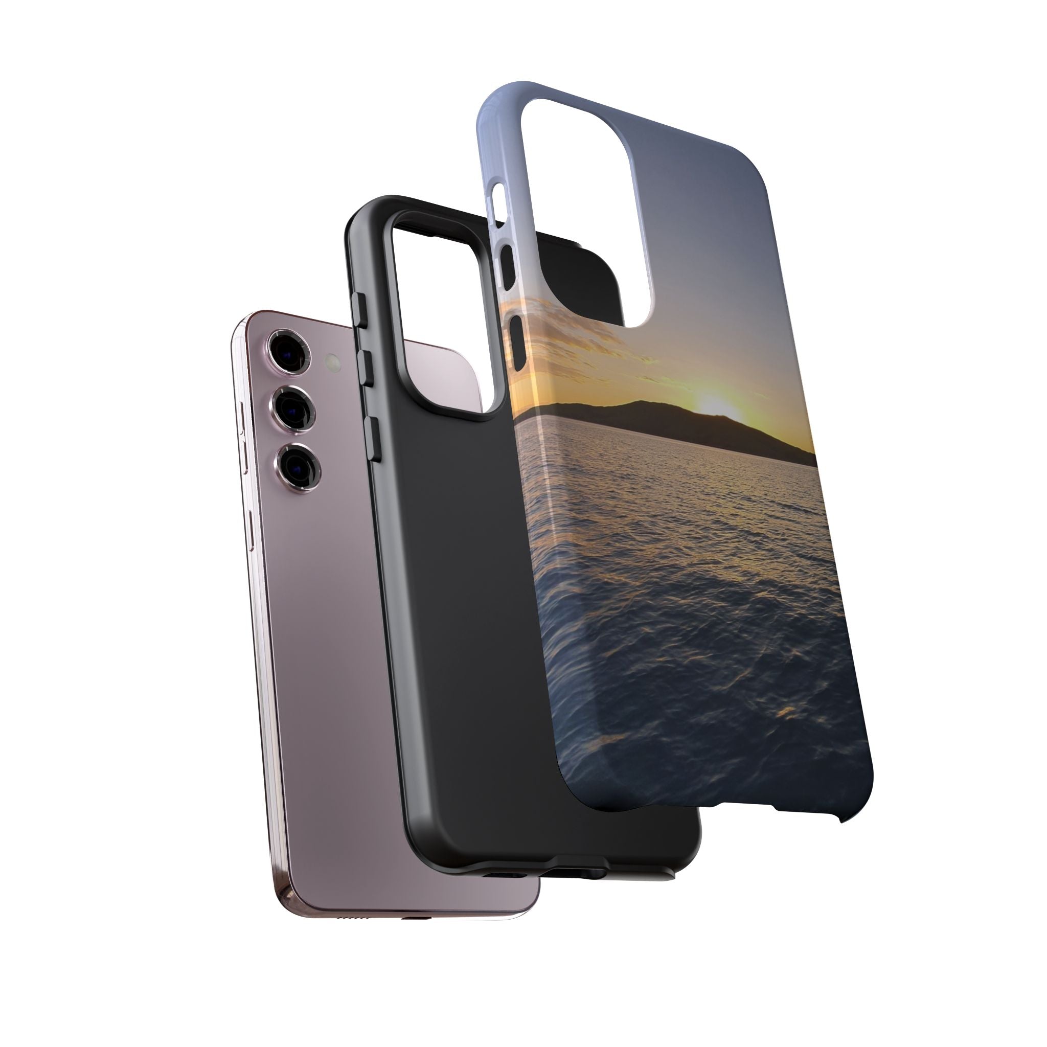 Scenic Phone Case - Tough Cases with Sunrise Design