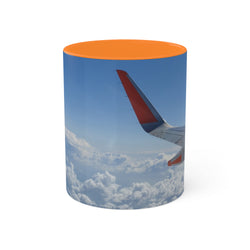 Aviation-Inspired Colorful Mug - 11oz Travel Coffee Cup