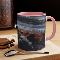 Cozy Campfire Accent Mug - Perfect for Campers & Nature Lovers