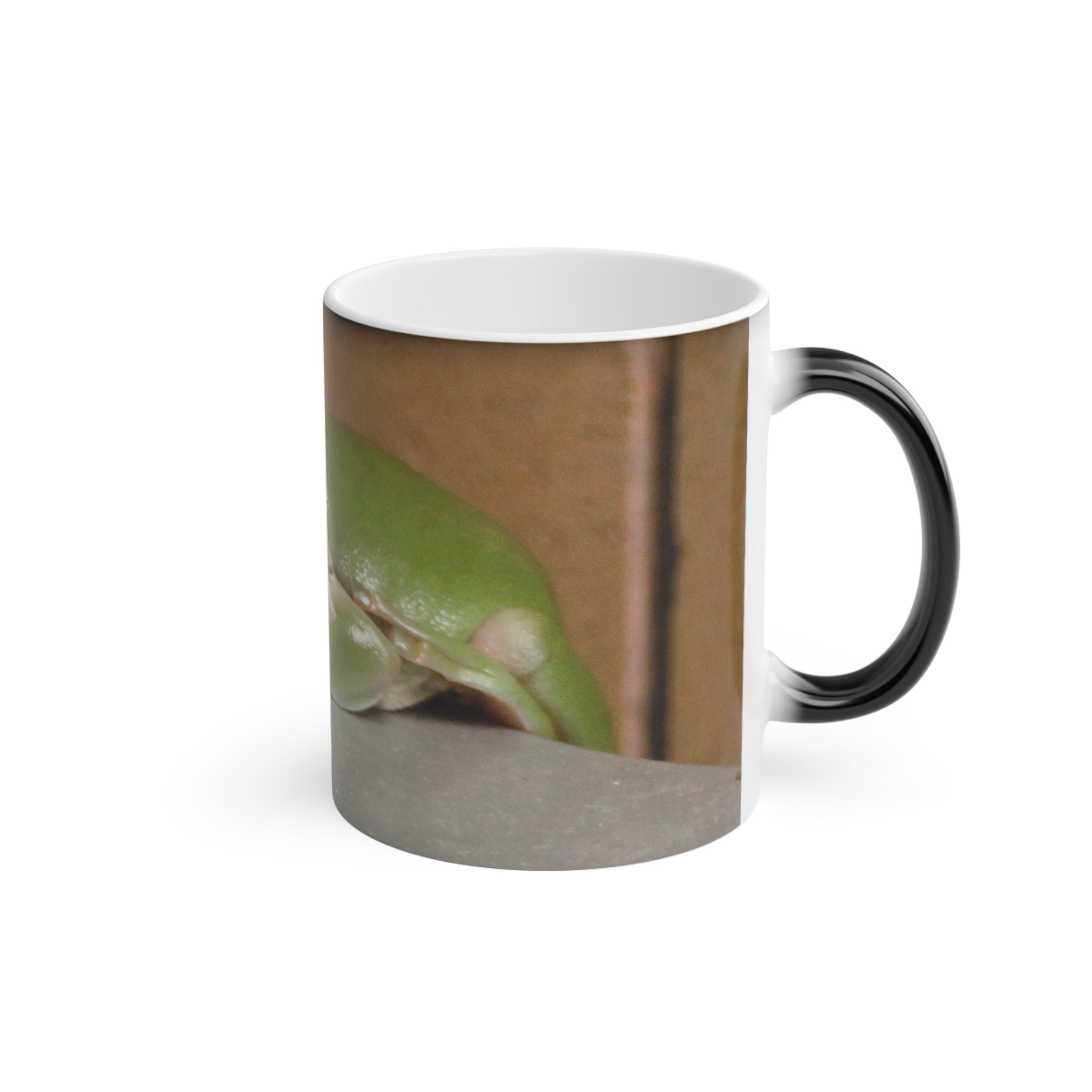 Charming Green Frog Magic Mug - Unique Color-Changing Coffee Cup