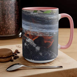 Cozy Campfire Accent Mug - Perfect for Campers & Nature Lovers