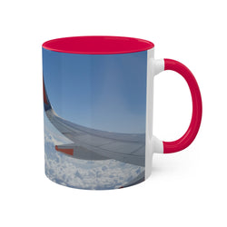 Aviation-Inspired Colorful Mug - 11oz Travel Coffee Cup