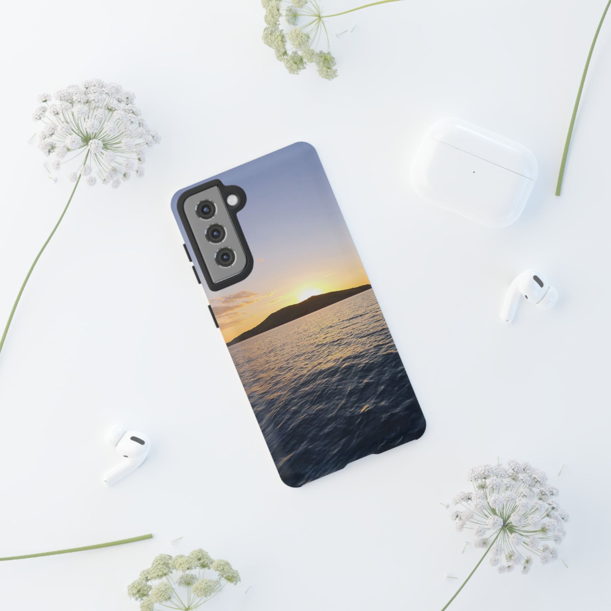 Scenic Phone Case - Tough Cases with Sunrise Design