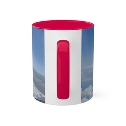 Aviation-Inspired Colorful Mug - 11oz Travel Coffee Cup