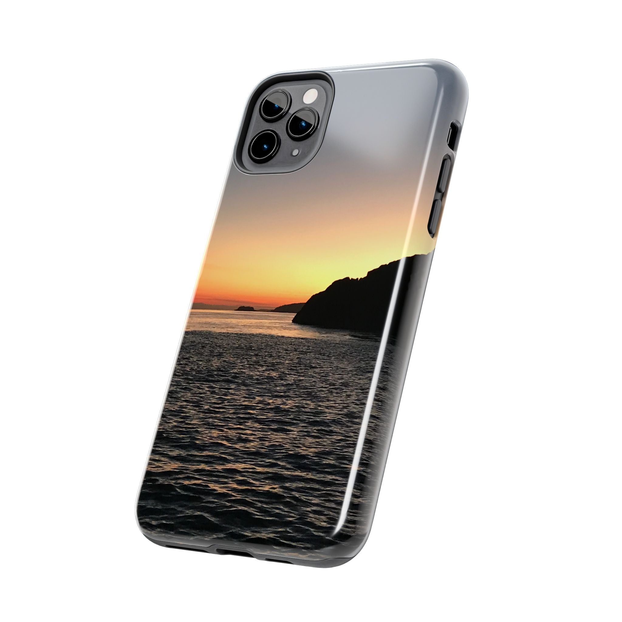 Sunset Ocean Tough Phone Case - Durable Protection for Adventurers