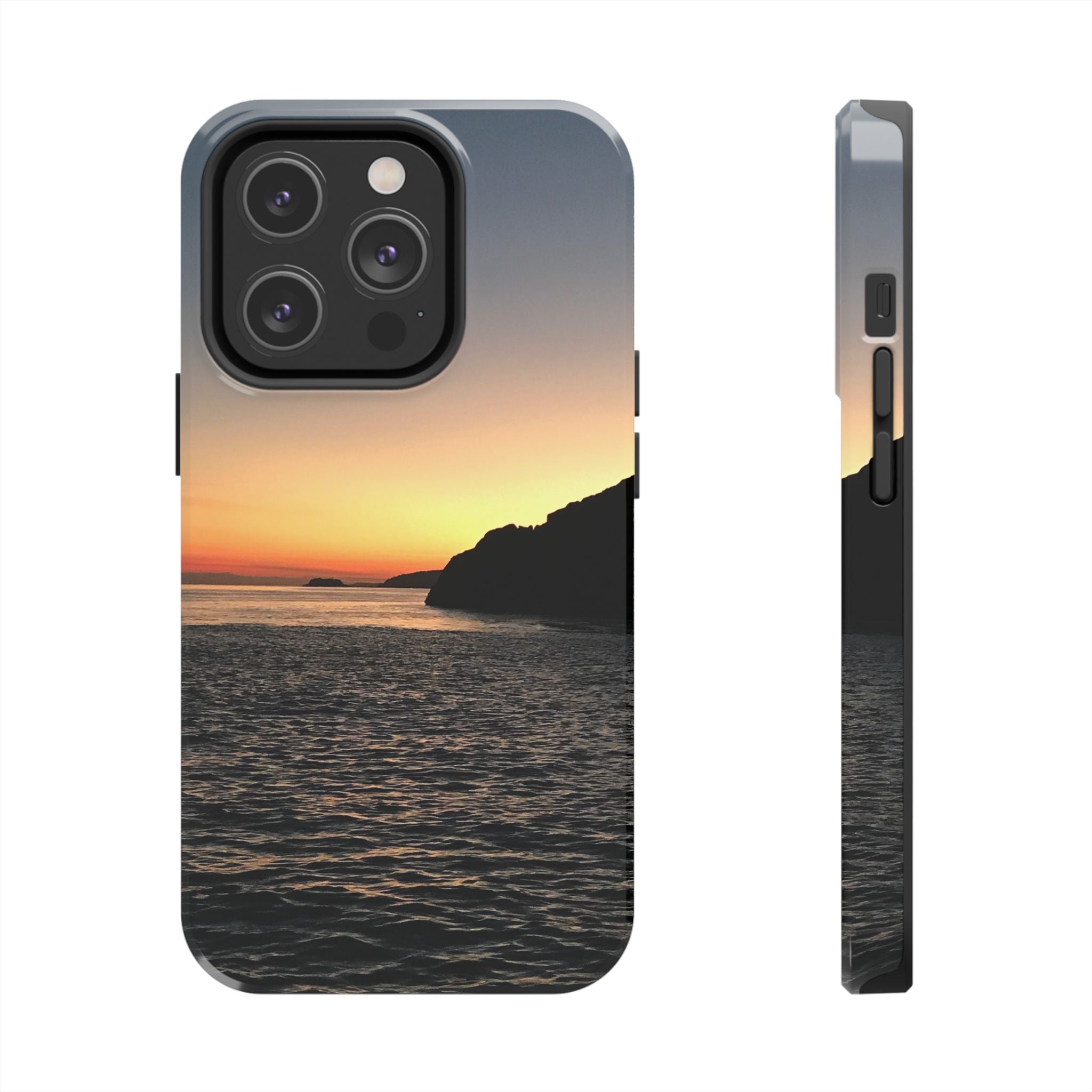 Sunset Ocean Tough Phone Case - Durable Protection for Adventurers