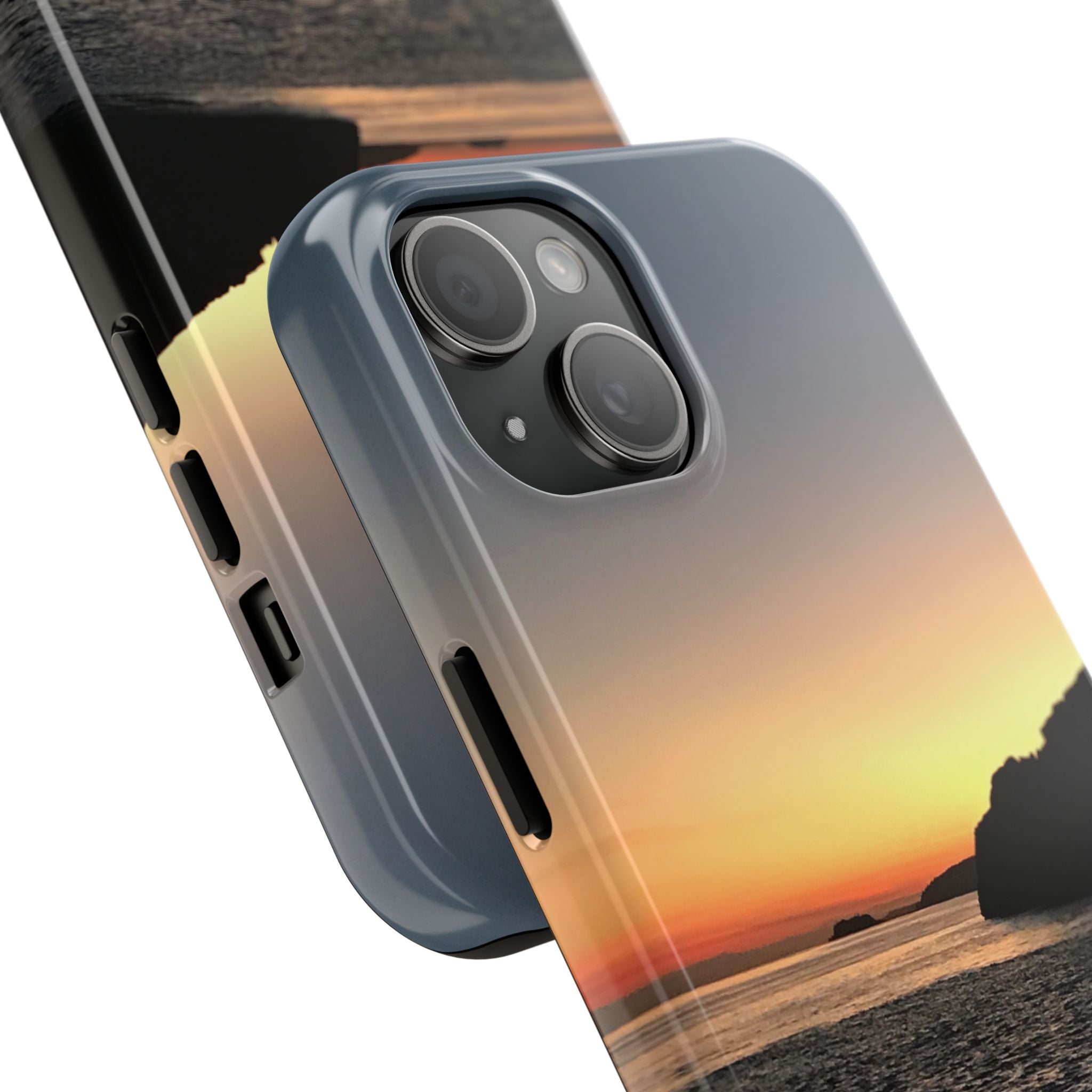 Sunset Ocean Tough Phone Case - Durable Protection for Adventurers