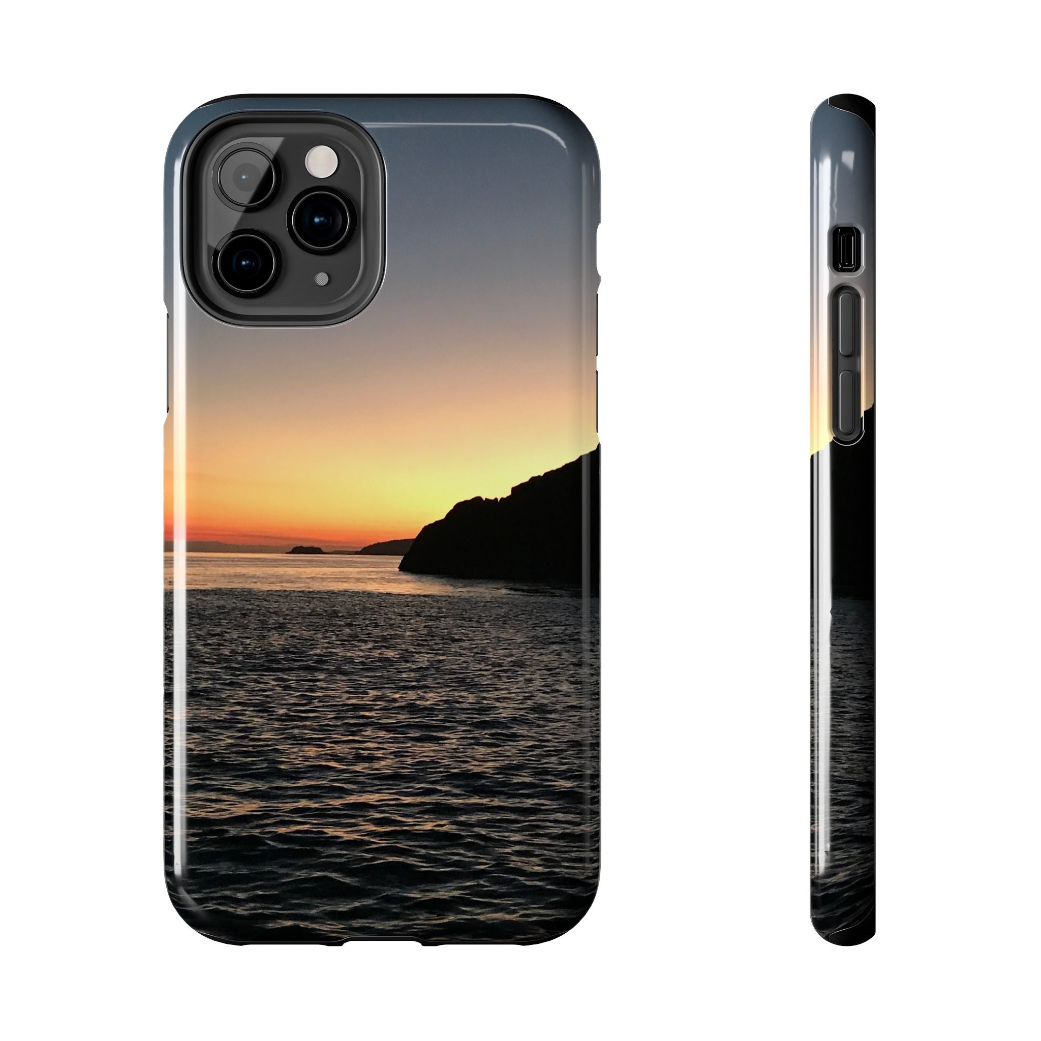 Sunset Ocean Tough Phone Case - Durable Protection for Adventurers