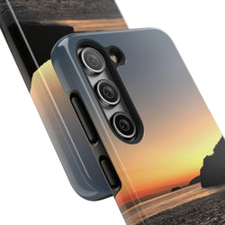 Sunset Ocean Tough Phone Case - Durable Protection for Adventurers