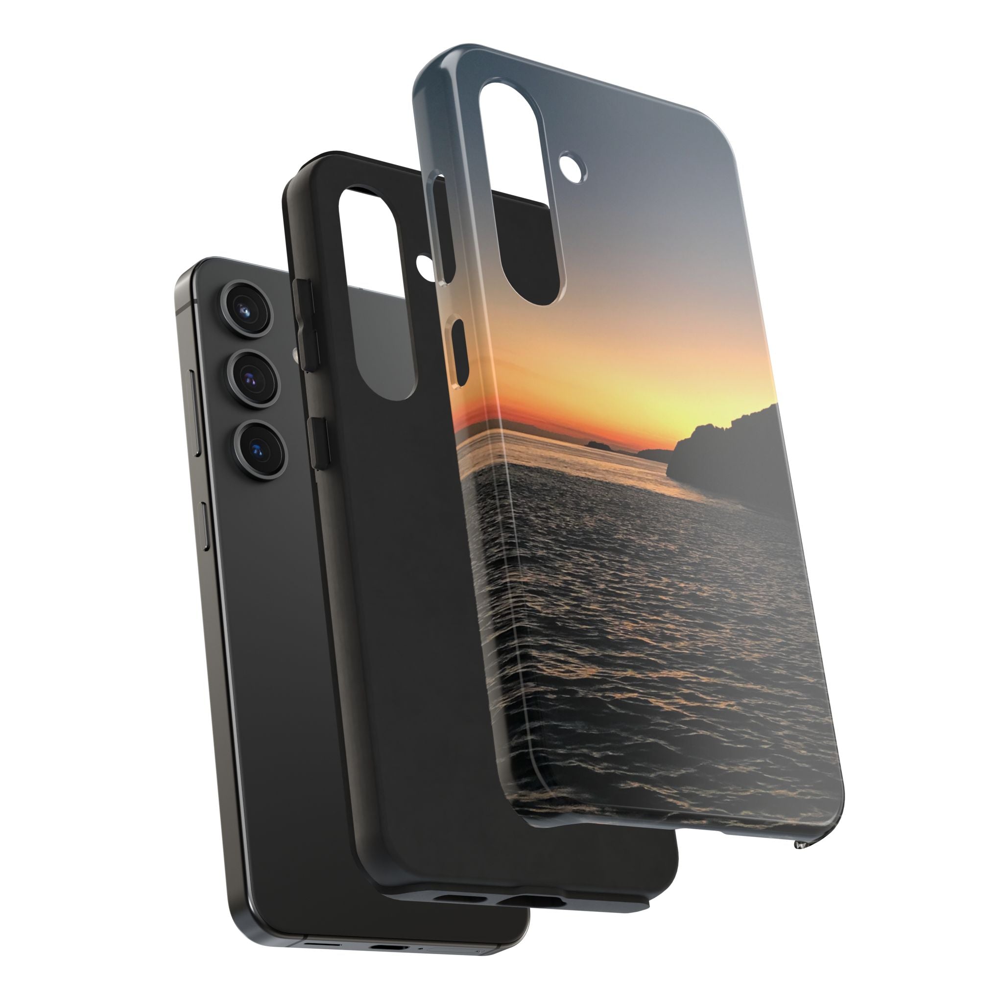 Sunset Ocean Tough Phone Case - Durable Protection for Adventurers