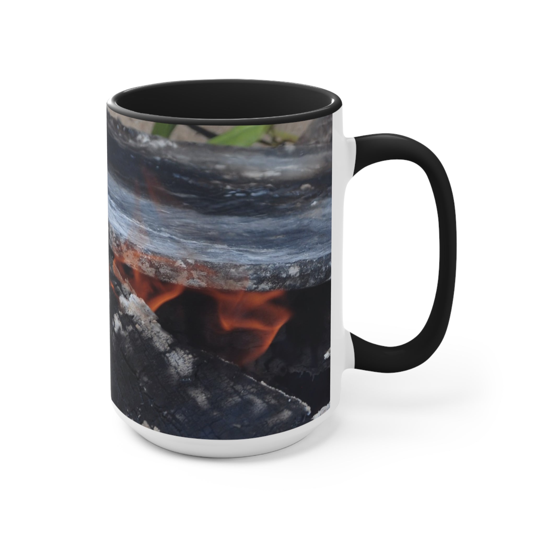 Cozy Campfire Accent Mug - Perfect for Campers & Nature Lovers