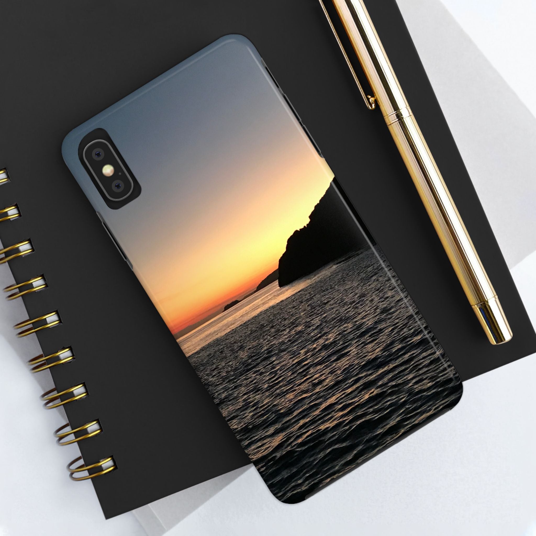 Sunset Ocean Tough Phone Case - Durable Protection for Adventurers