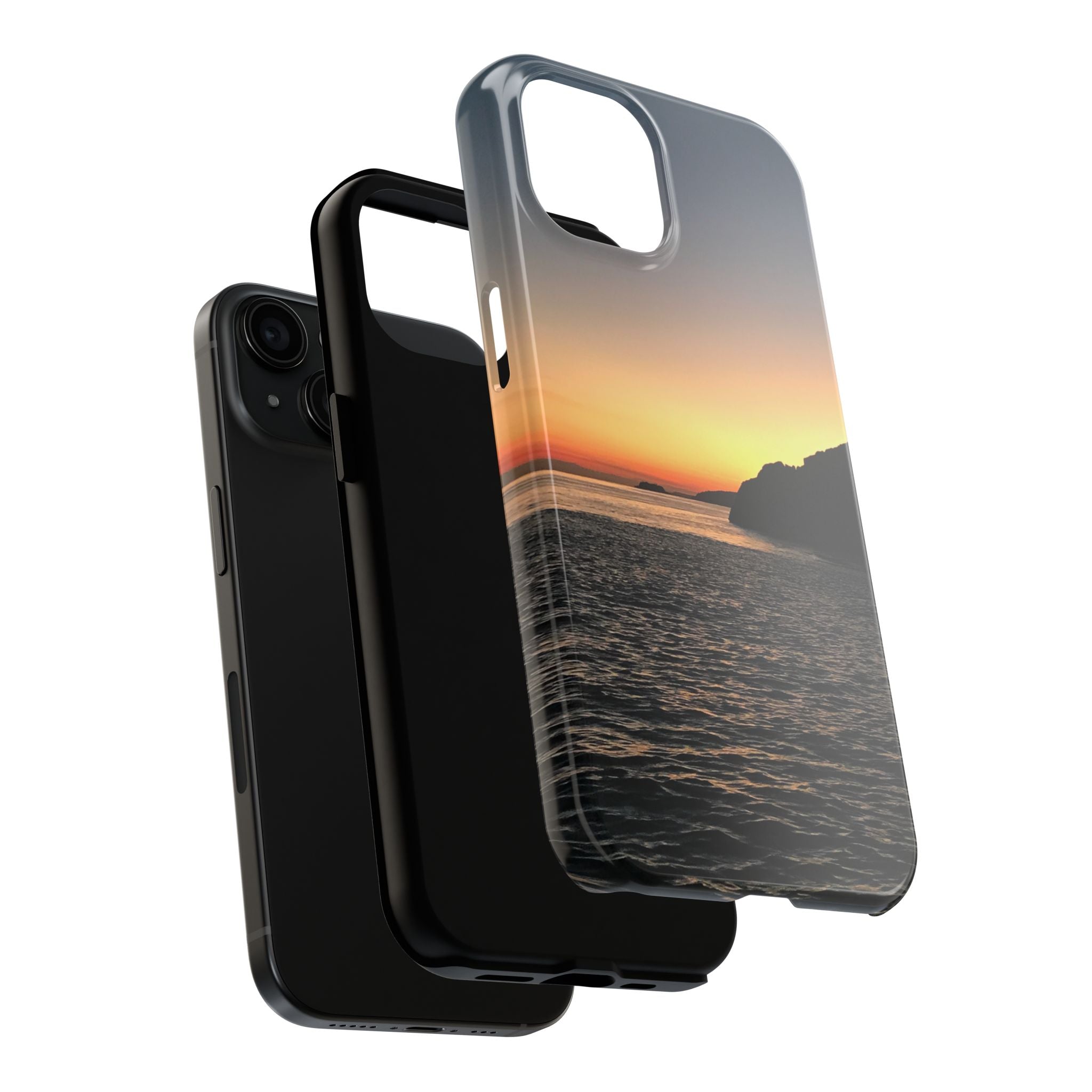 Sunset Ocean Tough Phone Case - Durable Protection for Adventurers