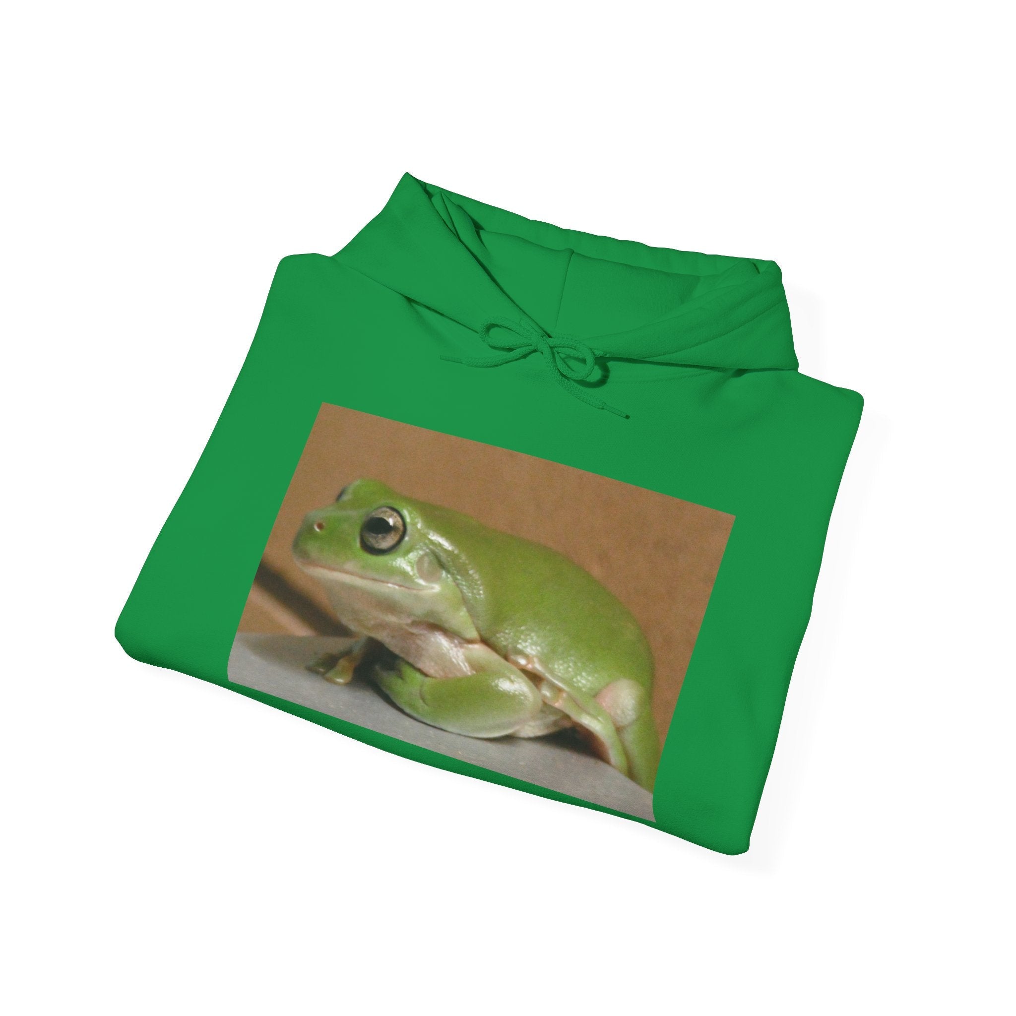 Green Tree Frog Hooded Sweatshirt