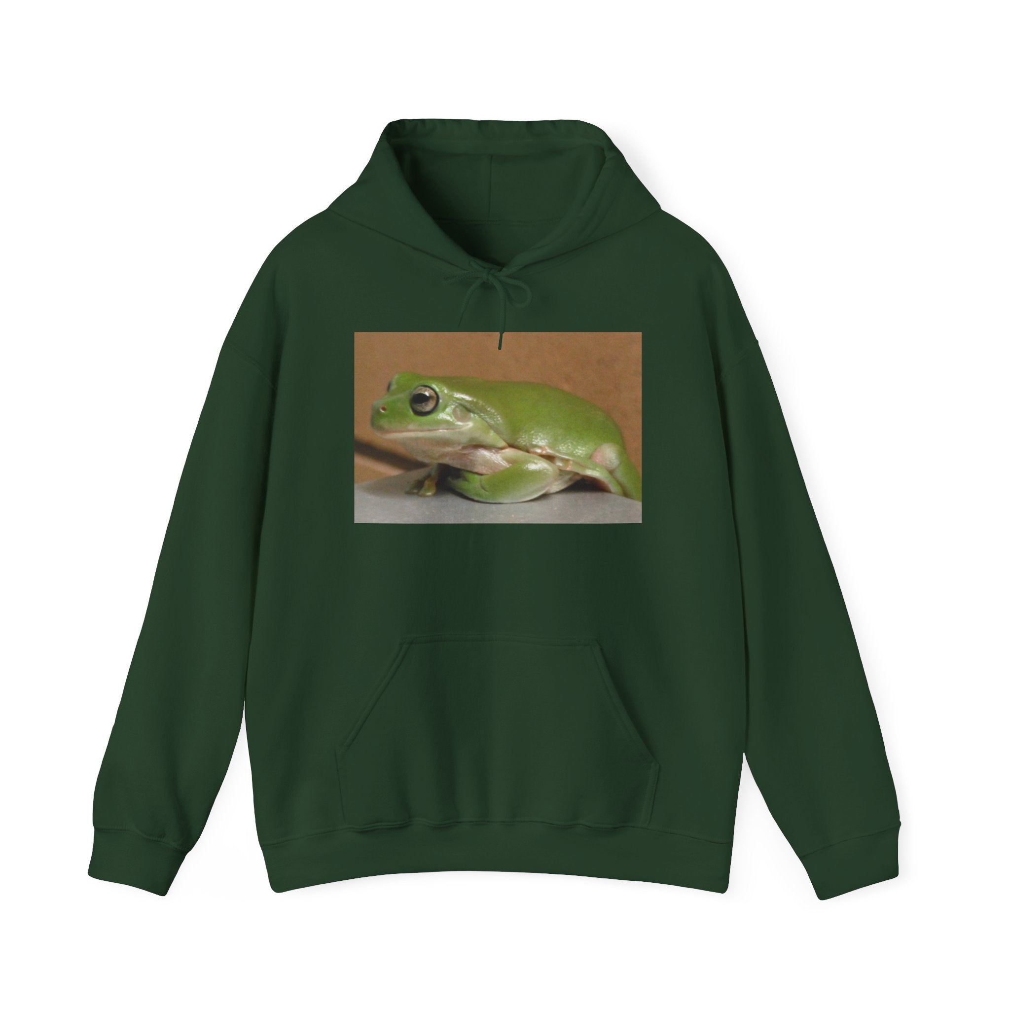 Green Tree Frog Hooded Sweatshirt