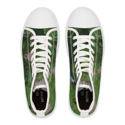 Cactus High Top Sneakers - Green and Black Women's Sneakers