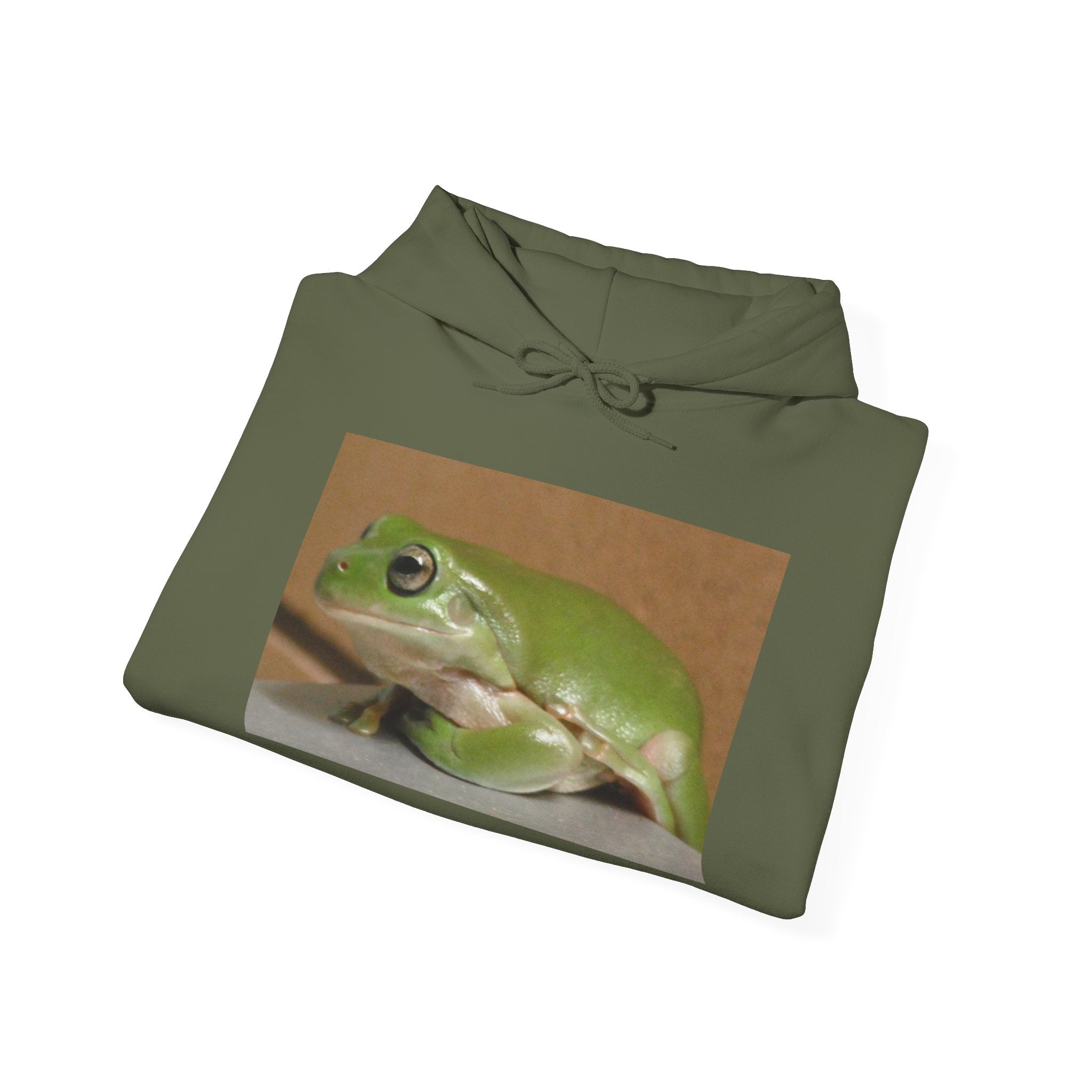 Green Tree Frog Hooded Sweatshirt