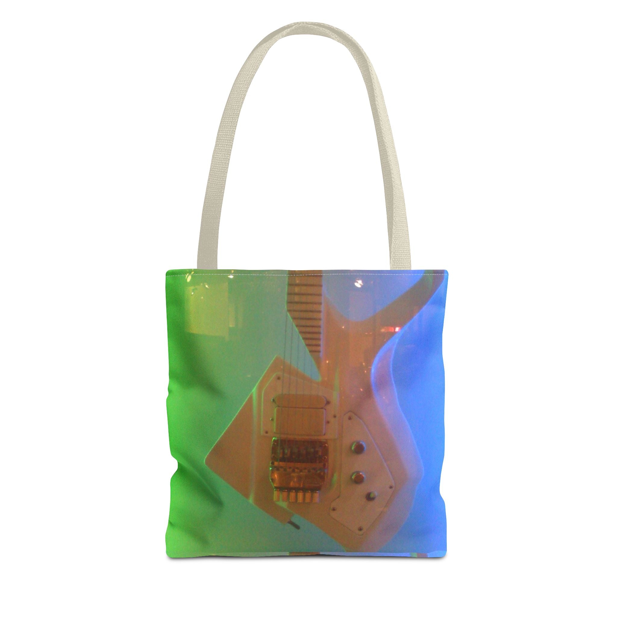 Vibrant Electric Guitar Tote Bag - Perfect for Music Lovers