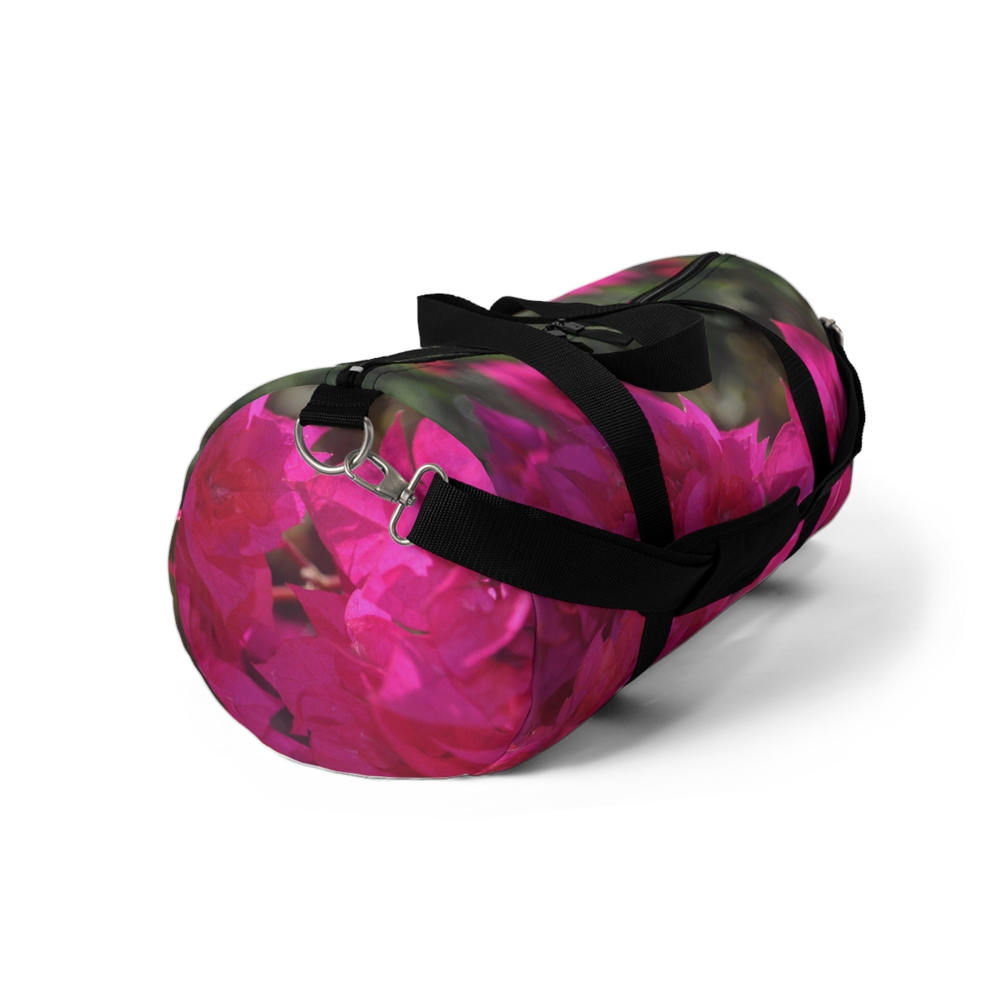 Pink Floral Duffel Bag