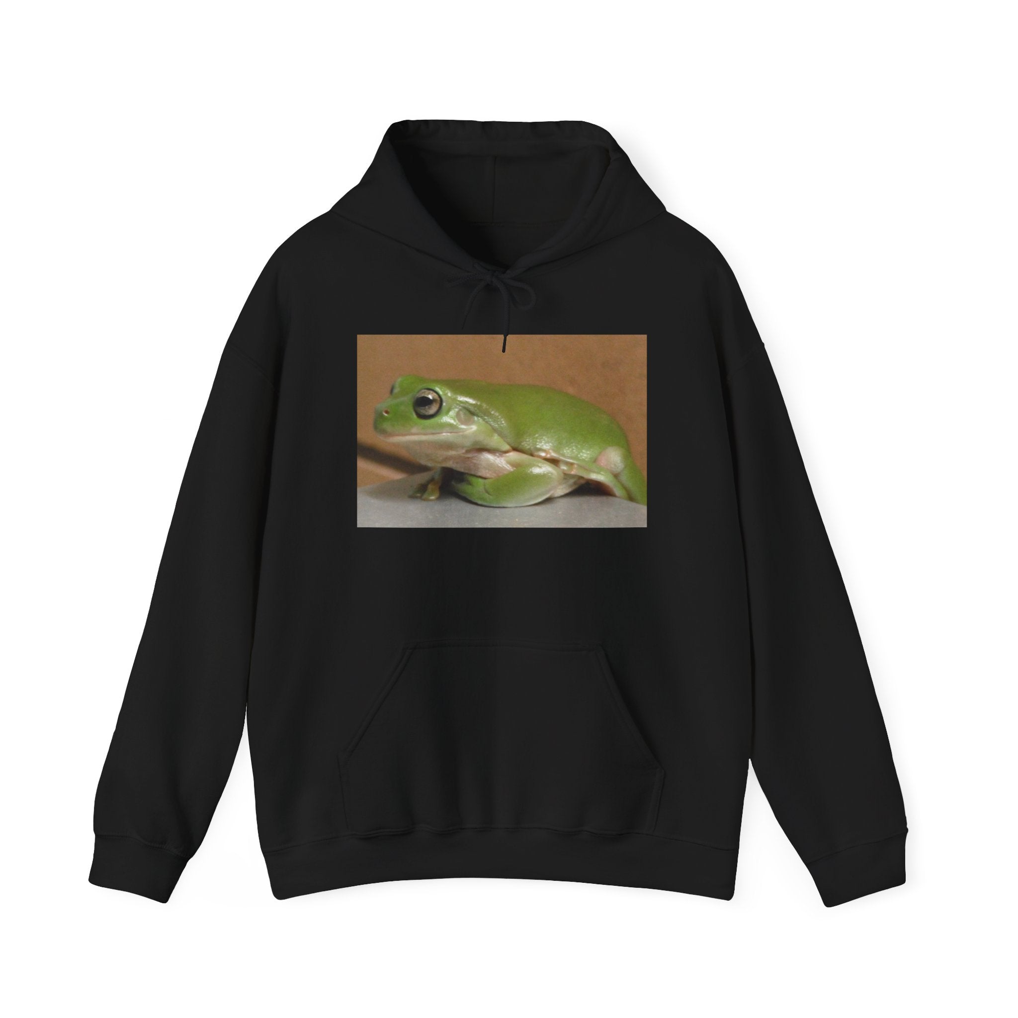 Green Tree Frog Hooded Sweatshirt