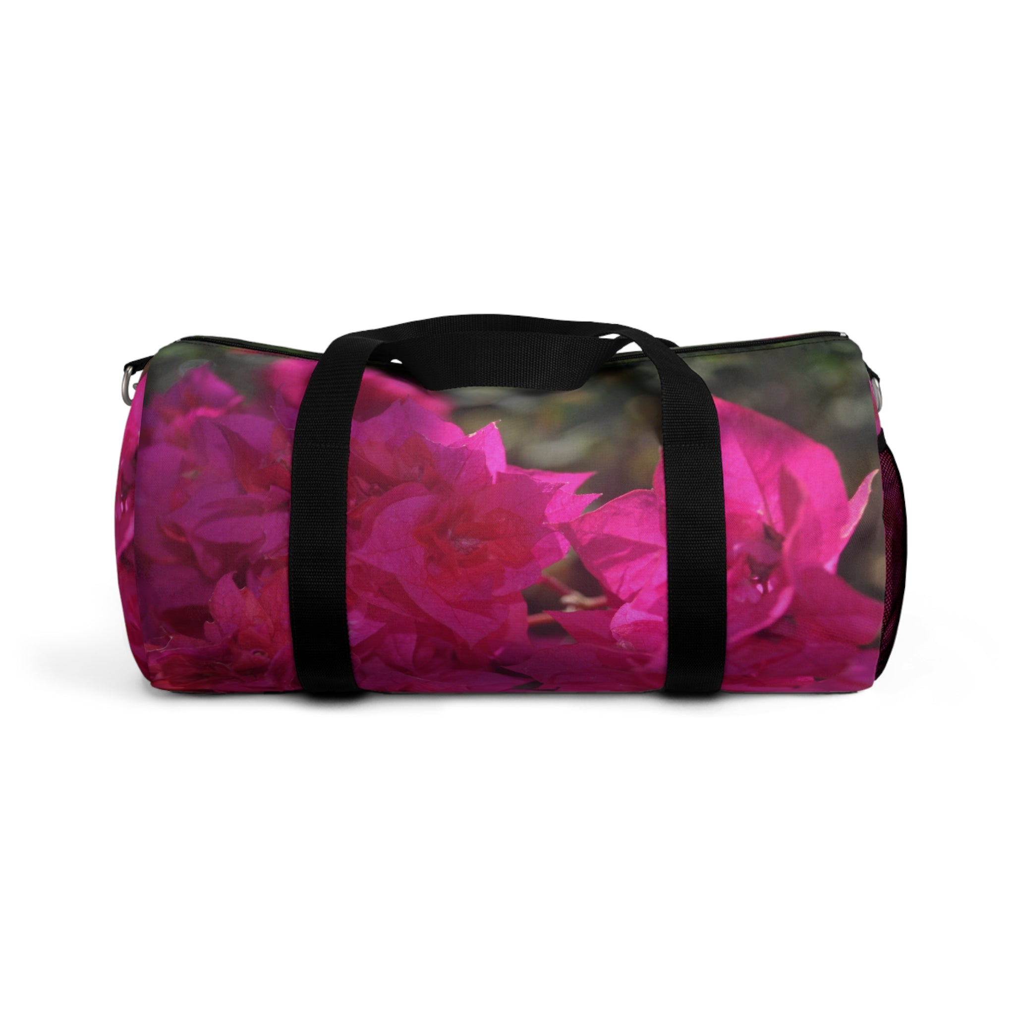 Pink Floral Duffel Bag