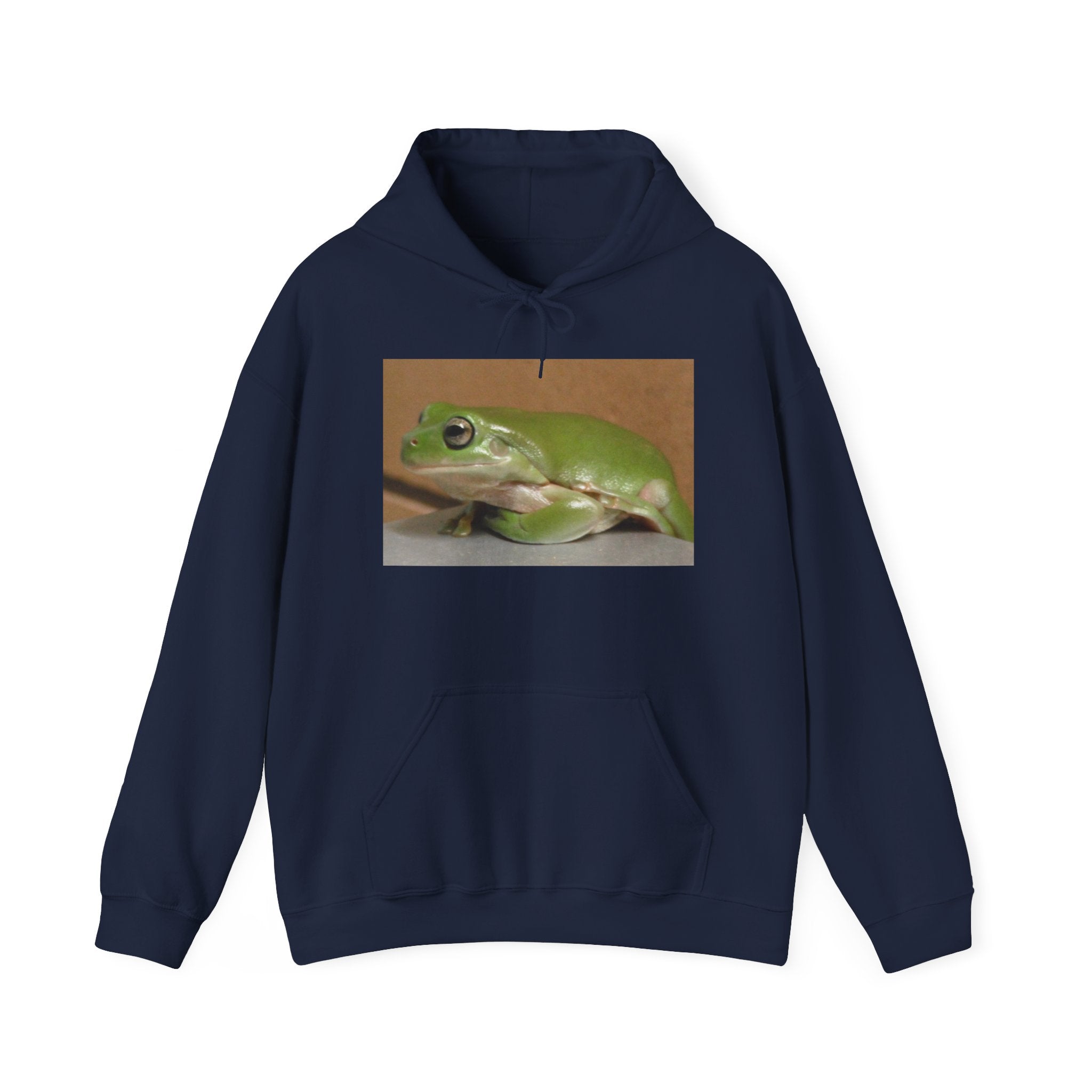 Green Tree Frog Hooded Sweatshirt