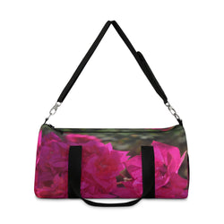 Pink Floral Duffel Bag