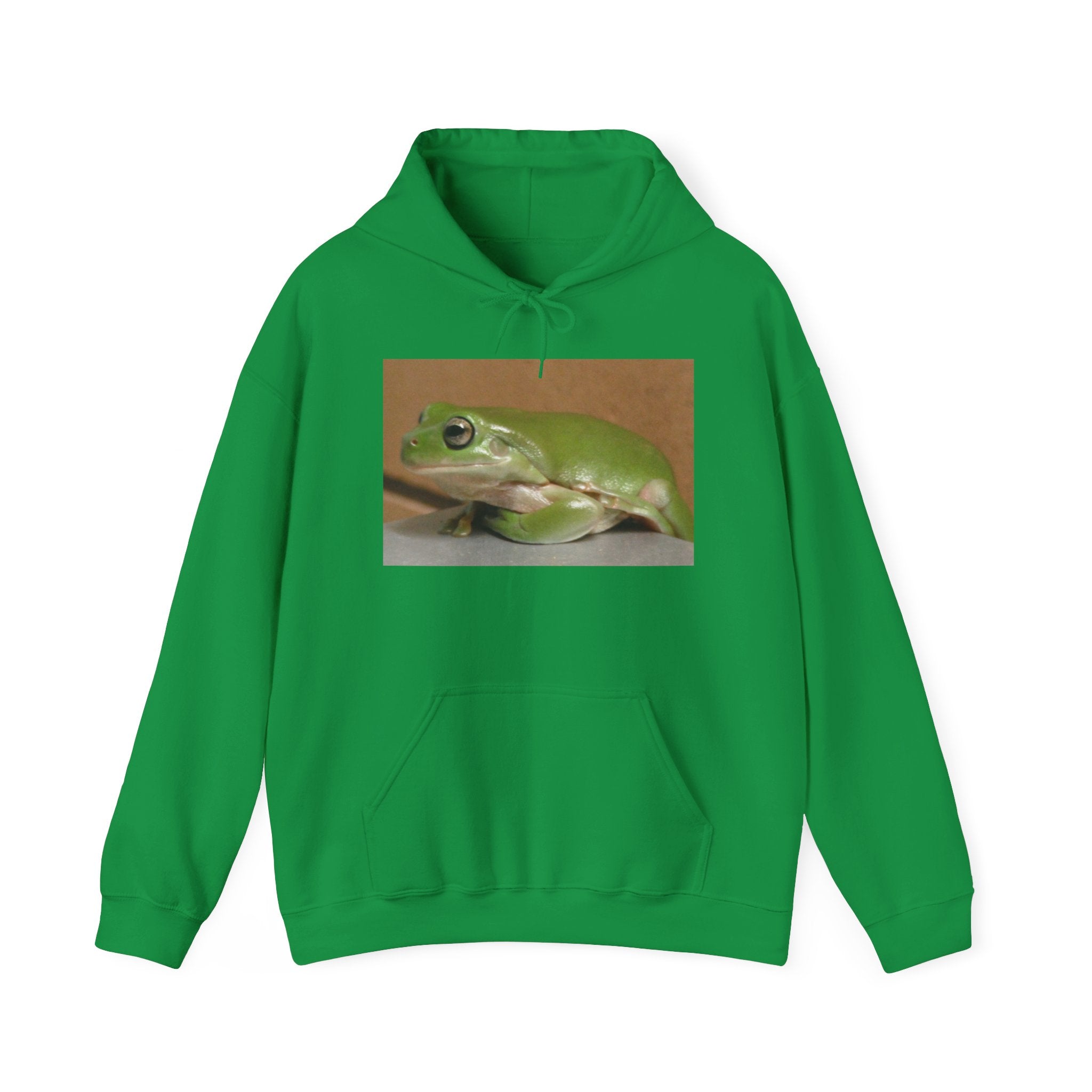 Green Tree Frog Hooded Sweatshirt